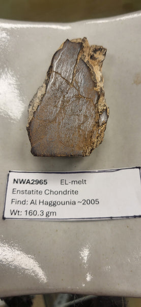 Stoney Meteorite - 021 NWA 2965 (Standing Meteorite)