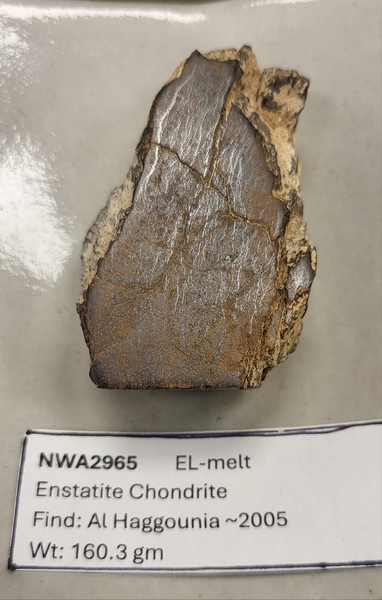 Stoney Meteorite - 021 NWA 2965 (Standing Meteorite)