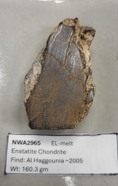 Stoney Meteorite - 021 NWA 2965 (Standing Meteorite)