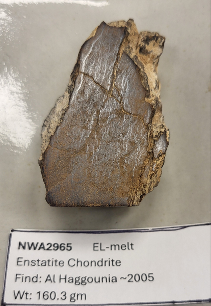 Stoney Meteorite - 021 NWA 2965 (Standing Meteorite)