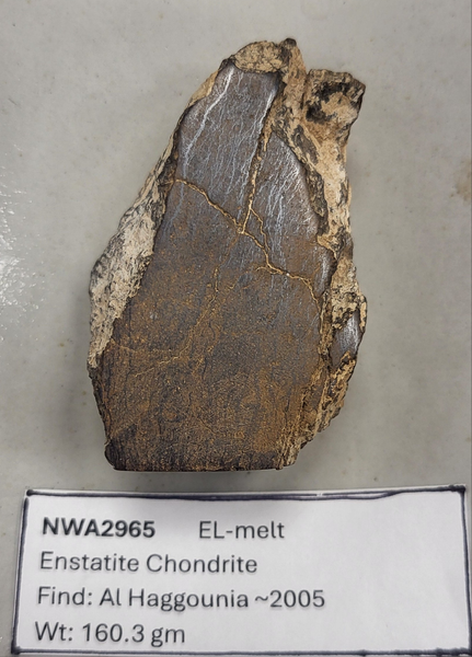 Stoney Meteorite - 021 NWA 2965 (Standing Meteorite)