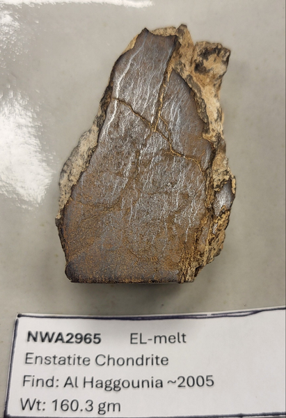 Stoney Meteorite - 021 NWA 2965 (Standing Meteorite)