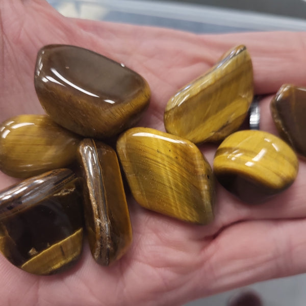 Tiger's Eye Tumbled