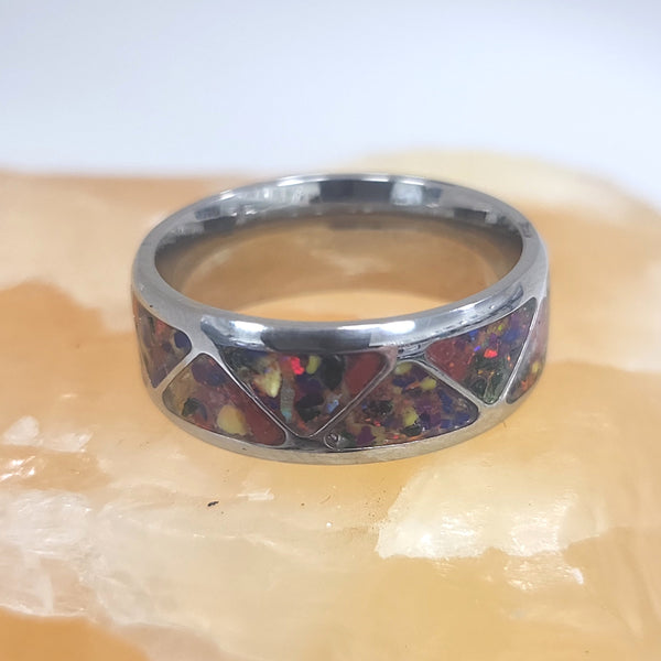 Opal Chakra Ring