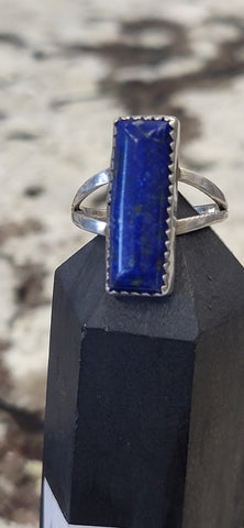 Long Lapis Ring