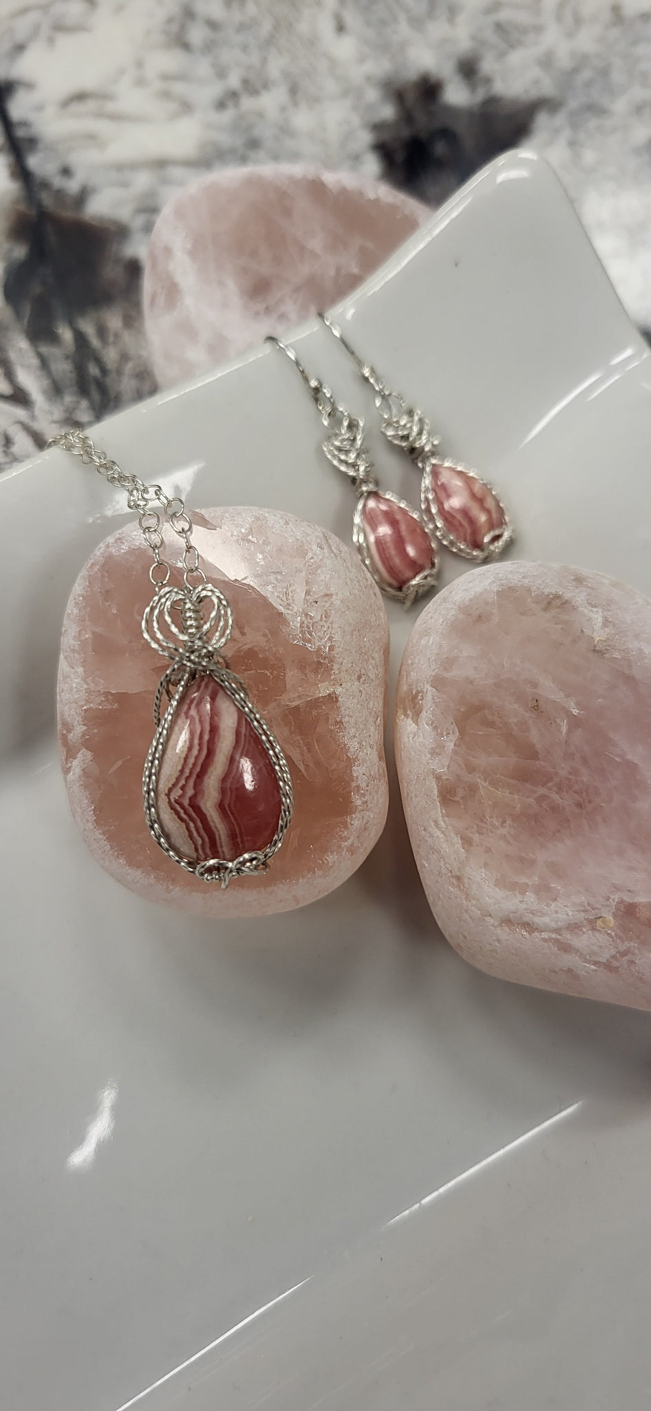 Rhodochrosite & Sterling