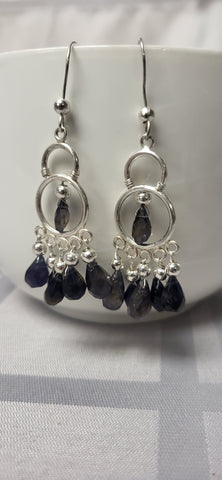 Iolite Briolettes Chandler Earrings