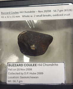 Stoney Meteorite - 002 (Buzzard Coulee)