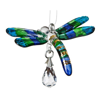 Fantasy Glass Dragonfly, Peacock