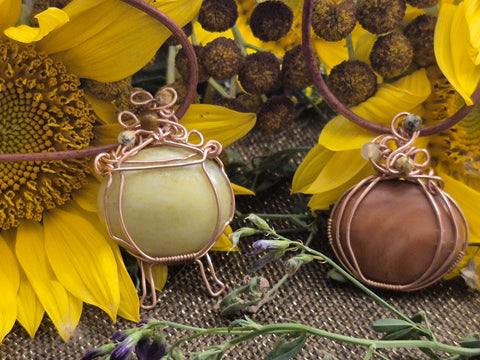 Cauldrons And Pumpkins Pendants