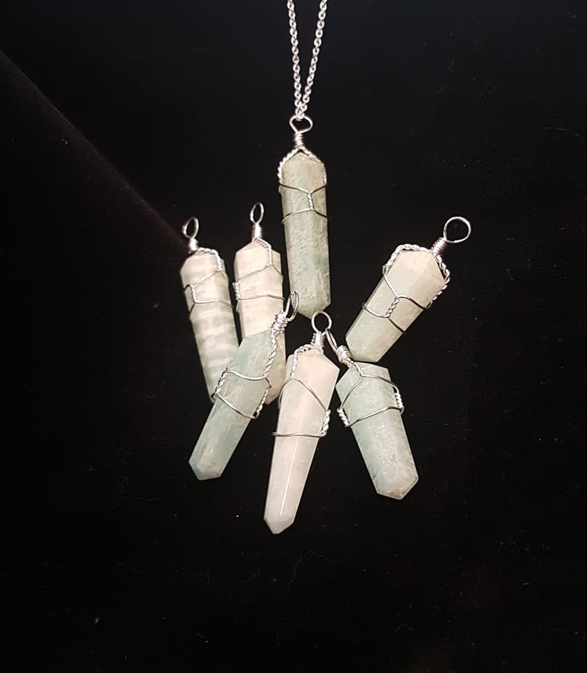 Amazonite Point Pendant