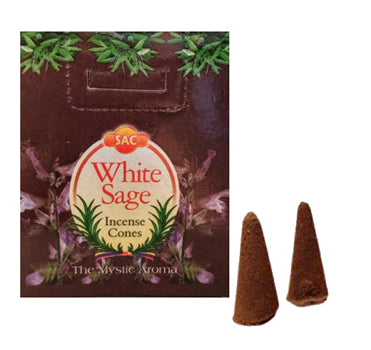 White Sage Cones (10 cones/Pack)